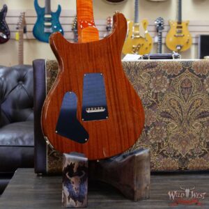 PRS Wood Library 10 Top Special 22 Semi-Hollow Flame Maple Stained Neck Brazilian Rosewood Fingerboard Orange - Image 11