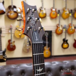 PRS Wood Library 10 Top Special 22 Semi-Hollow Flame Maple Stained Neck Brazilian Rosewood Fingerboard Orange - Image 7