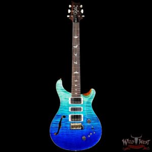 Paul Reed Smith PRS Wood Library 10 Top Special 22 Semi-Hollow Flame Maple Neck Brazilian Rosewood Fingerboard Blue Fade 6.95 LBS (US Only / No International Shipping) - Image 3