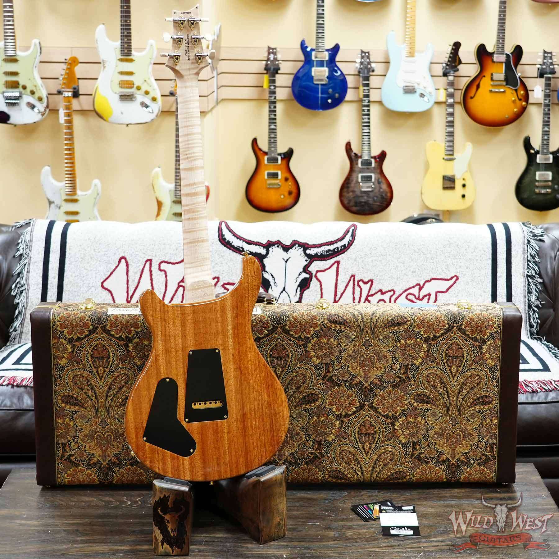 prs-wl-f10-sp22-379587-d4__wwg.jpg Paul Reed Smith PRS Wood Library 10 Top Special 22 Semi-Hollow Flame Maple Neck Brazilian Rosewood Fingerboard Blue Fade 6.95 LBS (US Only / No International Shipping) - Image 9