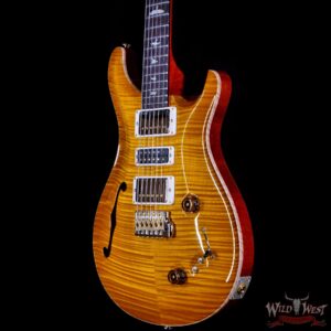 PRS Wood Library 10 Top Special 22 Semi-Hollow Flame Mahogany Neck Brazilian Rosewood Fingerboard McCarty Sunburst - Image 2