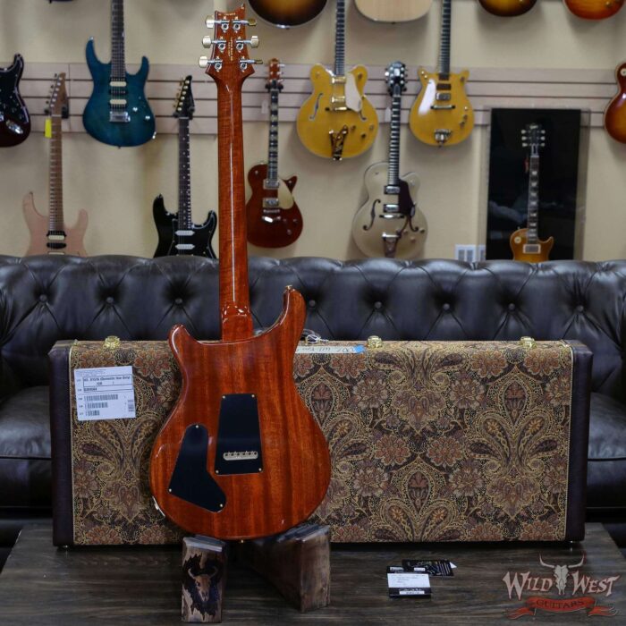 PRS Wood Library 10 Top Special 22 Semi-Hollow Flame Mahogany Neck Brazilian Rosewood Fingerboard Orange - Image 11