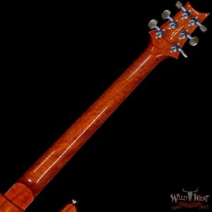 PRS Wood Library 10 Top Special 22 Semi-Hollow Flame Mahogany Neck Brazilian Rosewood Fingerboard Orange - Image 5