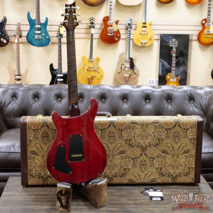 PRS Wood Library 10 Top Special 22 Semi-Hollow Flame Maple Stained Neck Brazilian Rosewood Charcoal Cherry Burst - Image 9