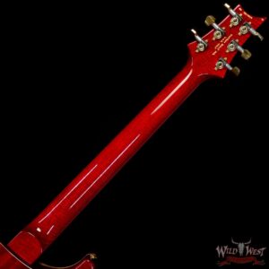 PRS Wood Library 10 Top Special 22 Semi-Hollow Flame Mahogany Neck Brazilian Rosewood Charcoal Cherry Burst - Image 5