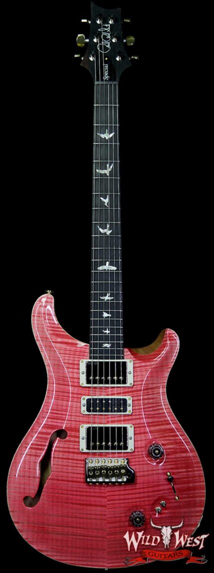 PRS Wood Library Flame 10 Top Limited Edition Special 22 Semi-Hollow Brazilian Rosewood Fingerboard Bonnie Pink