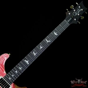PRS Wood Library Flame 10 Top Limited Edition Special 22 Semi-Hollow Brazilian Rosewood Fingerboard Bonnie Pink - Image 8