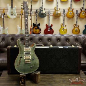 PRS Wood Library Flame 10 Top Limited Edition Special 22 Semi-Hollow Brazilian Rosewood Fingerboard Trampas Green - Image 12