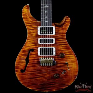 PRS Wood Library Flame 10 Top Limited Edition Special 22 Semi-Hollow Brazilian Rosewood Fingerboard Yellow Tiger - Image 3