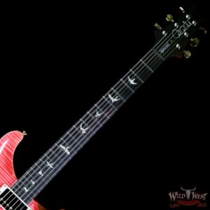 PRS Wood Library Flame 10 Top Limited Edition Special 22 Semi-Hollow Flame Maple Neck Brazilian Rosewood Board Bonnie Pink - Image 9