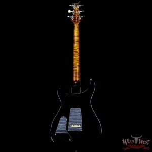 PRS Wood Library Flame 10 Top Special 22 Semi-Hollow Flame Maple Neck Brazilian Rosewood Board Black Gold Burst - Image 6