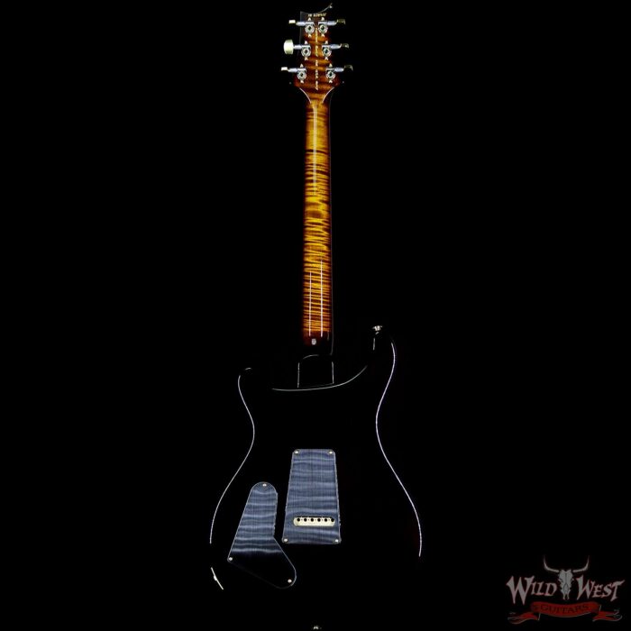 PRS Wood Library Flame 10 Top Special 22 Semi-Hollow Flame Maple Neck Brazilian Rosewood Board Black Gold Burst - Image 6