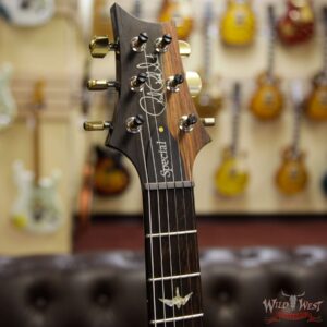 PRS Wood Library Flame 10 Top Special 22 Semi-Hollow Flame Maple Neck Brazilian Rosewood Board Black Gold Burst - Image 8