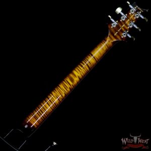 PRS Wood Library Flame 10 Top Special 22 Semi-Hollow Flame Maple Neck Brazilian Rosewood Board Black Gold Burst - Image 11
