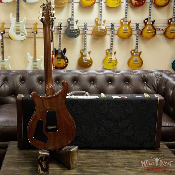 PRS Wood Library Flame 10 Top Limited Edition Special 22 Semi-Hollow Brazilian Rosewood Board Honey - Image 14