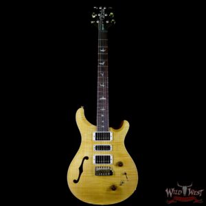 PRS Wood Library Flame 10 Top Limited Edition Special 22 Semi-Hollow Brazilian Rosewood Board Honey - Image 5