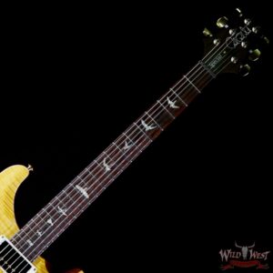 PRS Wood Library Flame 10 Top Limited Edition Special 22 Semi-Hollow Brazilian Rosewood Board Honey - Image 9