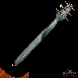 PRS Wood Library 10 Top Special 22 Semi-Hollow Flame Maple Neck with Brazilian Rosewood Board Trampas Green Smokeburst - Image 5