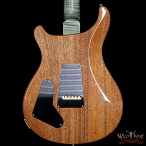 PRS Wood Library Flame 10 Top Special 22 Semi-Hollow Brazilian Rosewood Board Trampas Green - Image 3