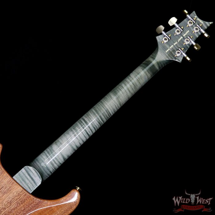 PRS Wood Library Flame 10 Top Special 22 Semi-Hollow Brazilian Rosewood Board Trampas Green - Image 7