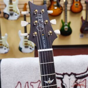 Paul Reed Smith PRS Wood Library Flame 10 Top McCarty 594 Semi-Hollow Brazilian Rosewood Fingerboard Faded Grey Black - Image 6