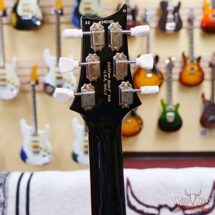 Paul Reed Smith PRS Wood Library Flame 10 Top McCarty 594 Semi-Hollow Brazilian Rosewood Fingerboard Faded Grey Black - Image 9