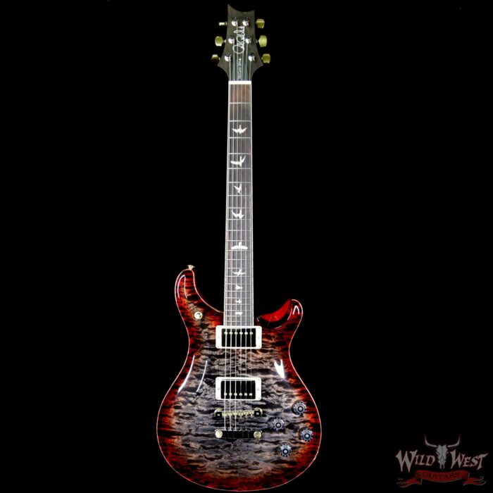 2018 PRS Wood Library Artist Package McCarty 594 Quilt Maple Top Brazilian Rosewood Board Charcoal Cherry Burst - Image 5