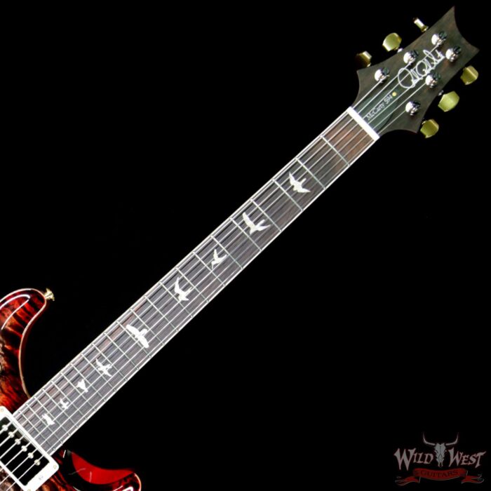 2018 PRS Wood Library Artist Package McCarty 594 Quilt Maple Top Brazilian Rosewood Board Charcoal Cherry Burst - Image 9