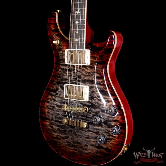 2018 PRS Wood Library Artist Package McCarty 594 Quilt Maple Top Brazilian Rosewood Board Charcoal Cherry Burst - Image 2