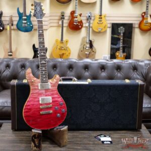 PRS Wood Library Quilt 10 Top McCarty 594 Brazilian Rosewood Fingerboard Bonnie Pink Fade - Image 6