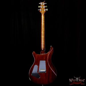 PRS Wood Library 10 Top Custom 24-08 Flame Maple Neck Brazilian Rosewood Fretboard Copperhead - Image 8