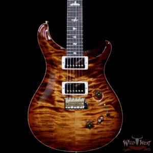 PRS Wood Library 10 Top Custom 24-08 Flame Maple Neck Brazilian Rosewood Fretboard Copperhead - Image 3