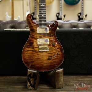 PRS Wood Library 10 Top Custom 24-08 Flame Maple Neck Brazilian Rosewood Fretboard Copperhead - Image 12