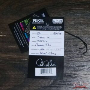 Paul Reed Smith PRS Wood Library 10 Top Quilt Custom 24 Brazilian Rosewood Fingerboard Blue Fade - Image 12