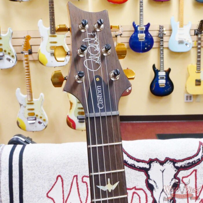 Paul Reed Smith PRS Wood Library 10 Top Quilt Custom 24 Brazilian Rosewood Fingerboard Trampas Green Fade - Image 7
