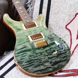 Paul Reed Smith PRS Wood Library 10 Top Quilt Custom 24 Brazilian Rosewood Fingerboard Trampas Green Fade - Image 8