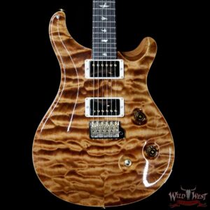 PRS Wood Library 10 Top Custom 24 Quilt Maple Top Ebony Fingerboard Copperhead - Image 3