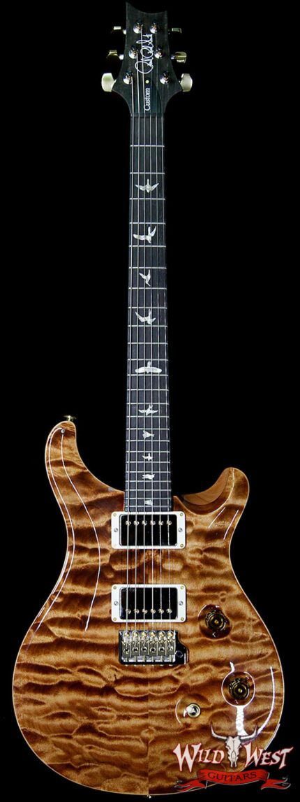 PRS Wood Library 10 Top Custom 24 Quilt Maple Top Ebony Fingerboard Copperhead