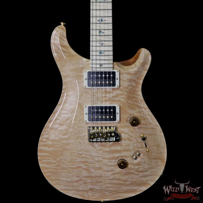 PRS Wood Library 10 Top Custom 24-08 Quilt Maple Top Flame Maple Neck & Fretboard Natural - Image 3