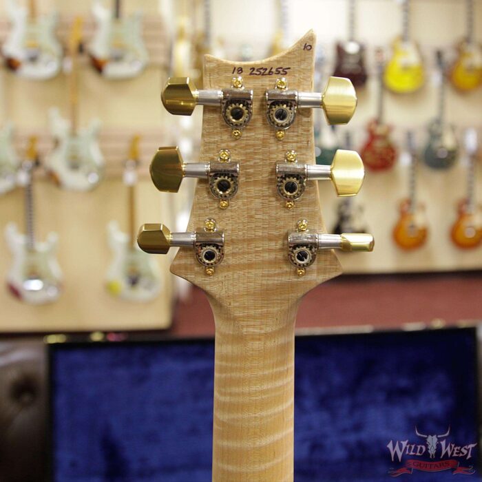 PRS Wood Library 10 Top Custom 24-08 Quilt Maple Top Flame Maple Neck & Fretboard Natural - Image 10