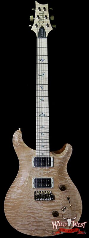 PRS Wood Library 10 Top Custom 24-08 Quilt Maple Top Flame Maple Neck & Fretboard Natural