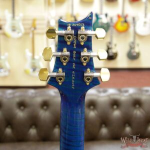 PRS Wood Library 10 Top Custom 24 Piezo Quilt Maple Top Flame Neck Brazilian Rosewood Fretboard Aquamarine - Image 13