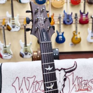 Paul Reed Smith PRS Wood Library 10 Top Custom 24-08 Quilted Maple Top Charcoal Purple Burst 7.55 lbs - Image 6