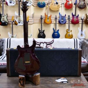 Paul Reed Smith PRS Wood Library 10 Top Custom 24-08 Quilted Maple Top Charcoal Purple Burst 7.55 lbs - Image 8