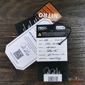 Paul Reed Smith PRS Wood Library 10 Top Custom 24-08 Quilted Maple Top Charcoal Purple Burst 7.55 lbs - Image 11