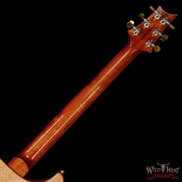 Paul Reed Smith PRS Wood Library 10 Top Quilt Maple Custom 24-08 Brazilian Rosewood Board Blue Fade - Image 5