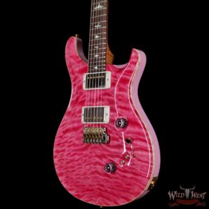 Paul Reed Smith Wood Library 10 Top Quilt Top Custom 24-08 Roasted Flame Maple Neck Brazilian Rosewood Board Bonnie Pink - Image 2