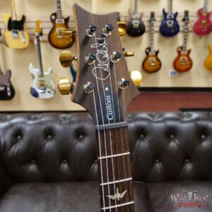 Paul Reed Smith Wood Library 10 Top Quilt Top Custom 24-08 Roasted Flame Maple Neck Brazilian Rosewood Board Bonnie Pink - Image 7