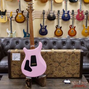 Paul Reed Smith Wood Library 10 Top Quilt Top Custom 24-08 Roasted Flame Maple Neck Brazilian Rosewood Board Bonnie Pink - Image 9