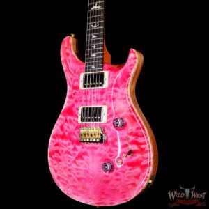 Paul Reed Smith PRS Wood Library 10 Top Quilt Maple Custom 24-08 Brazilian Rosewood Board Bonnie Pink - Image 2